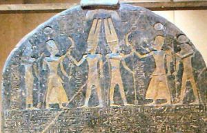 Merneptah Stele, earliest non-Jewish reference to Jewish history. Source: Wikimedia Commons.