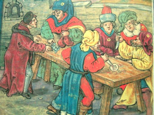 Depiction of Host Desecration in Sternberg, Germany (1492). Diebold Schilling the Younger [Public domain], via Wikimedia Commons