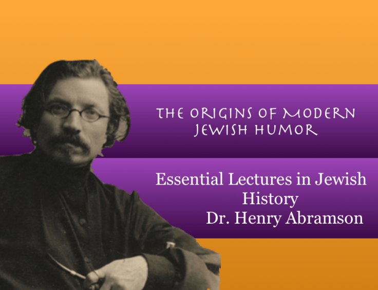 The Origins of Modern Jewish Humor (Essential Lectures in Jewish&nbsp;History)