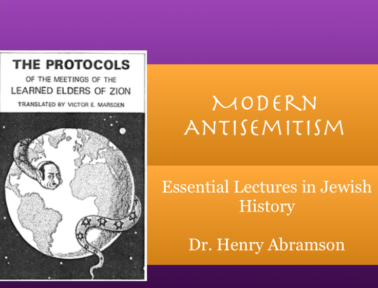 Modern Antisemitism (Essential Lectures in Jewish History)