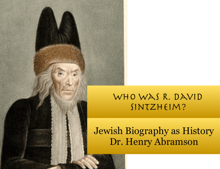 Who Was R. David&nbsp;Sintzheim?