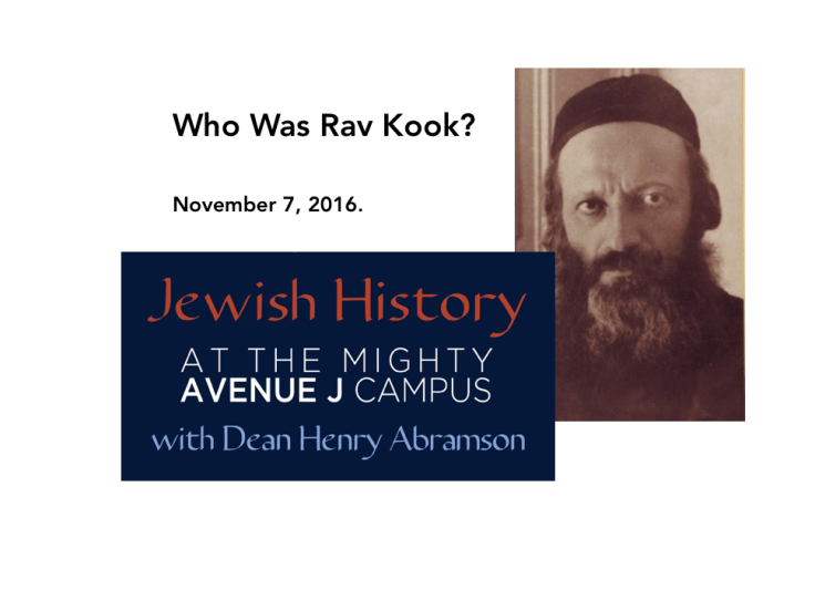 Who Was Rav&nbsp;Kook?