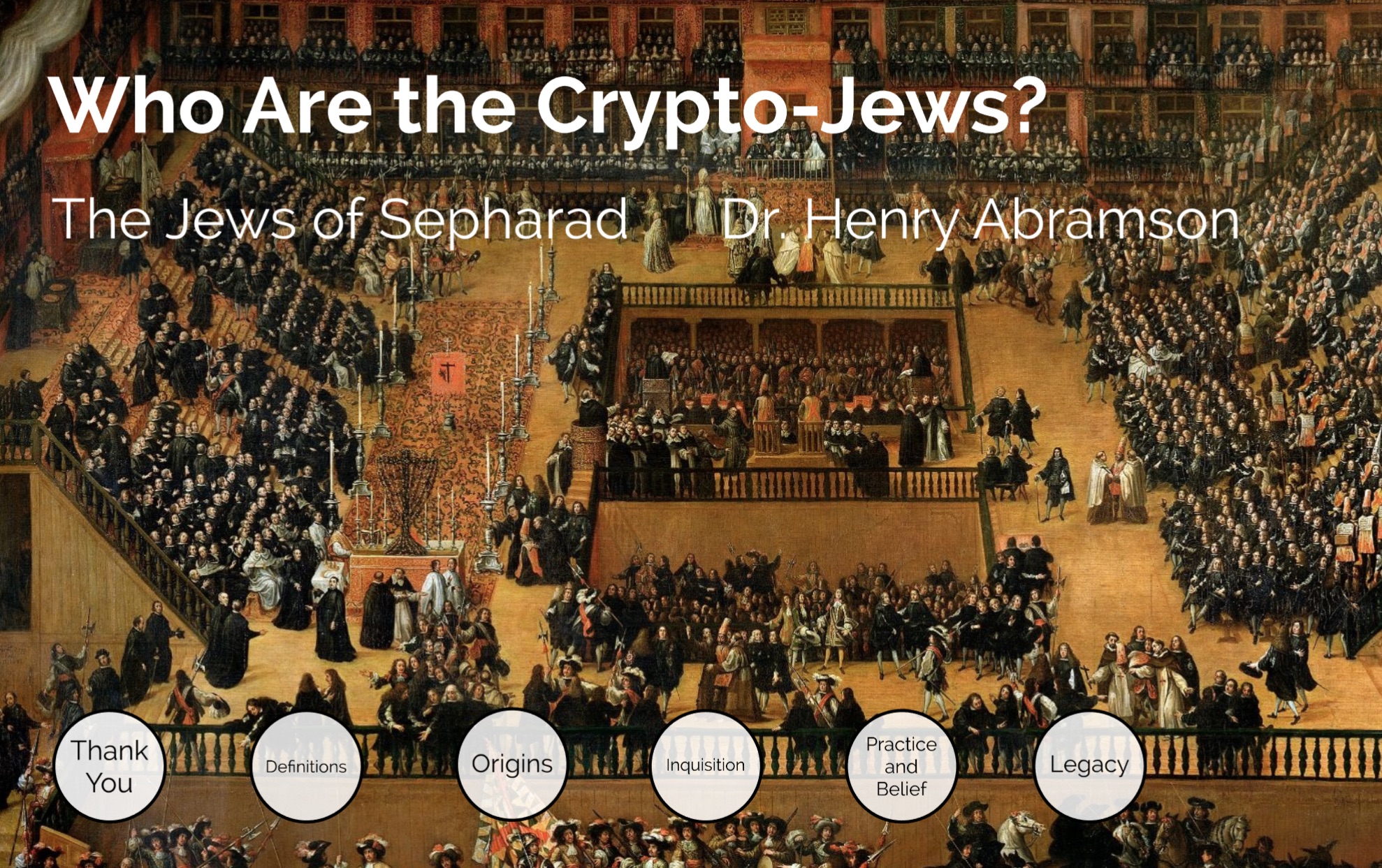 Who Are the Crypto-Jews? – Henry Abramson