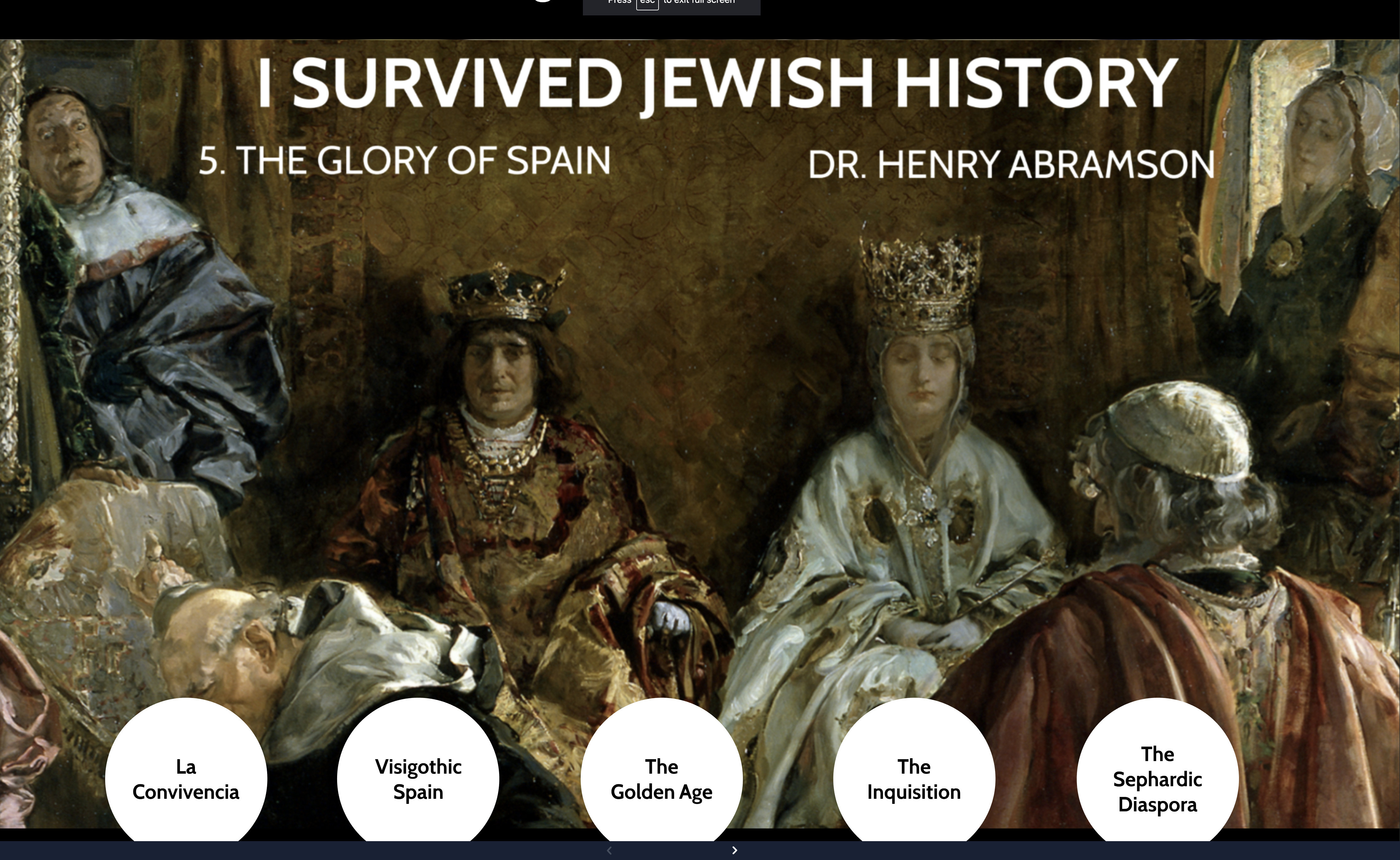 I Survived Jewish History: ONLINE&nbsp;TONIGHT!!!