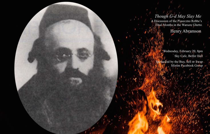 Jewish History Lectures Begin Next&nbsp;Week