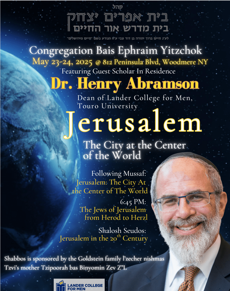 Why do Koreans Love the Talmud? Shabbat Next Week in Woodmere NY