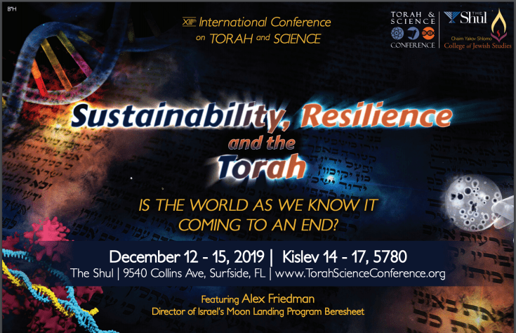 Miami Conference on Sustainability, Resilience and the&nbsp;Torah