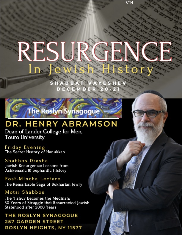 Shabbat in Rosyln, NY; Hello from Jerusalem;