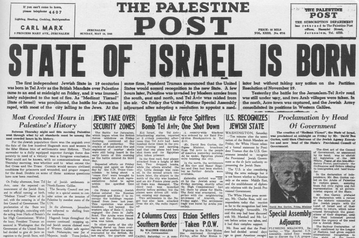 Origins of the Palestinian-Israeli Conflict, Part I: To&nbsp;1949