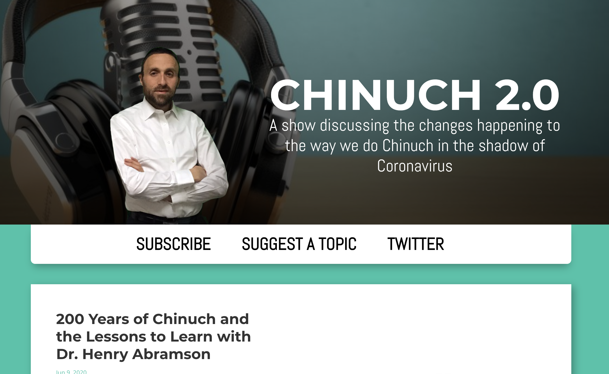 200 Years of Chinuch&nbsp;Podcast