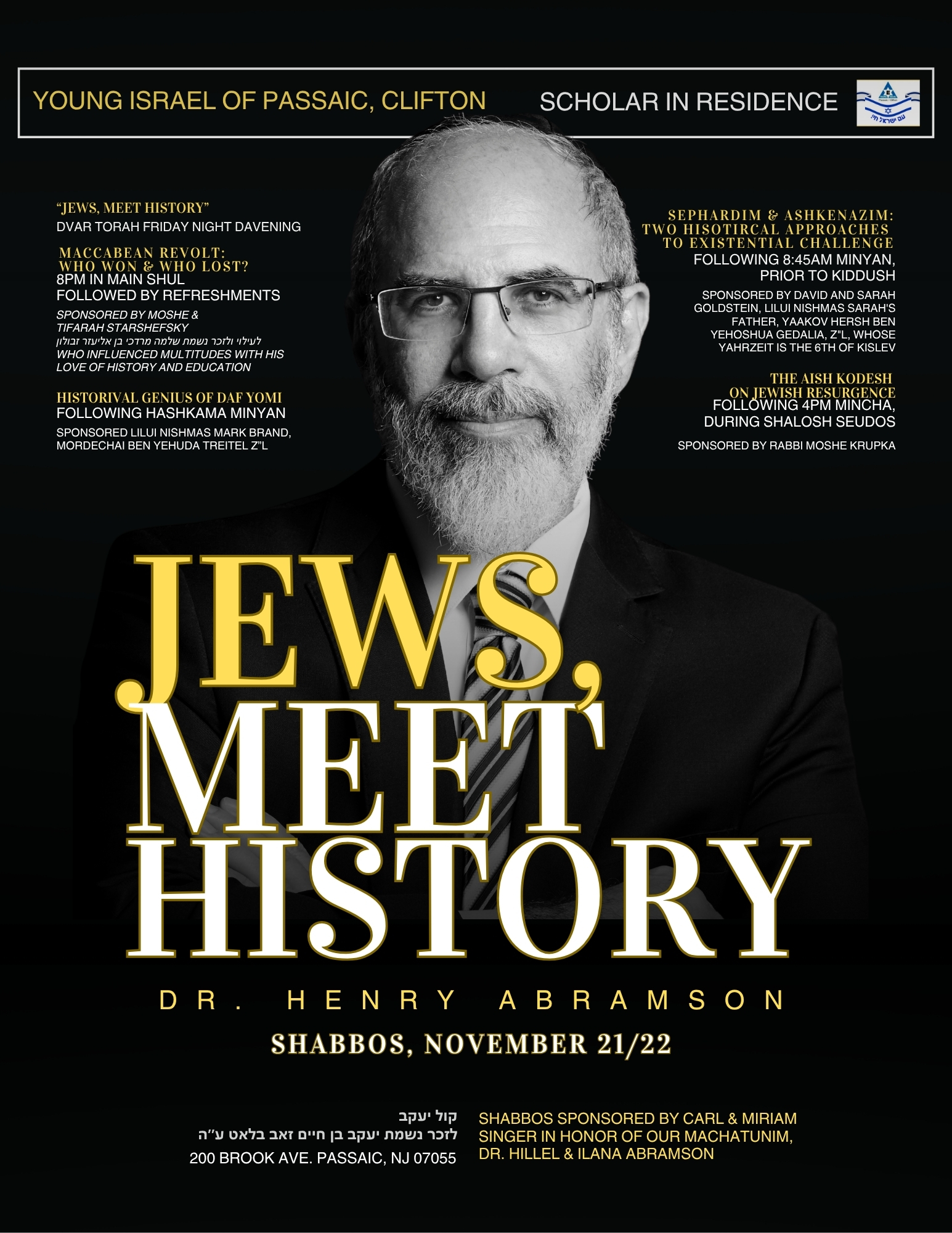 Shabbaton in Passaic-Clifton